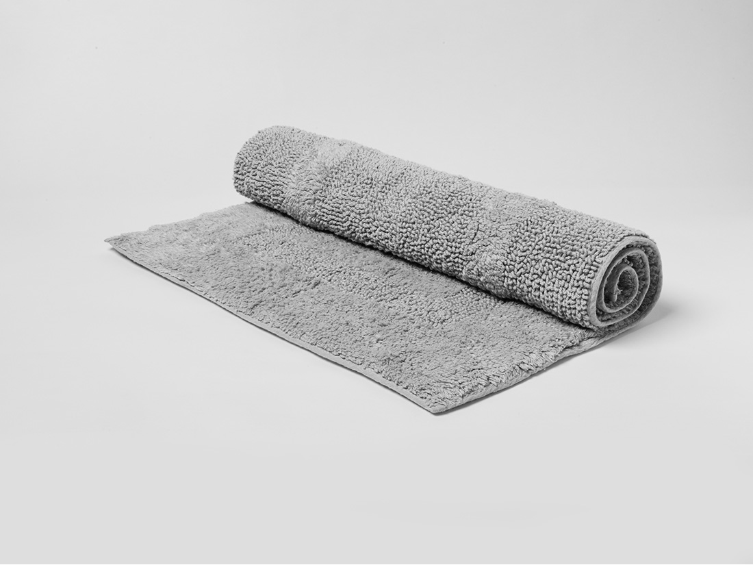 Yumeko Badmat dark grey 60x100 100 biologisch en fairtrade katoen