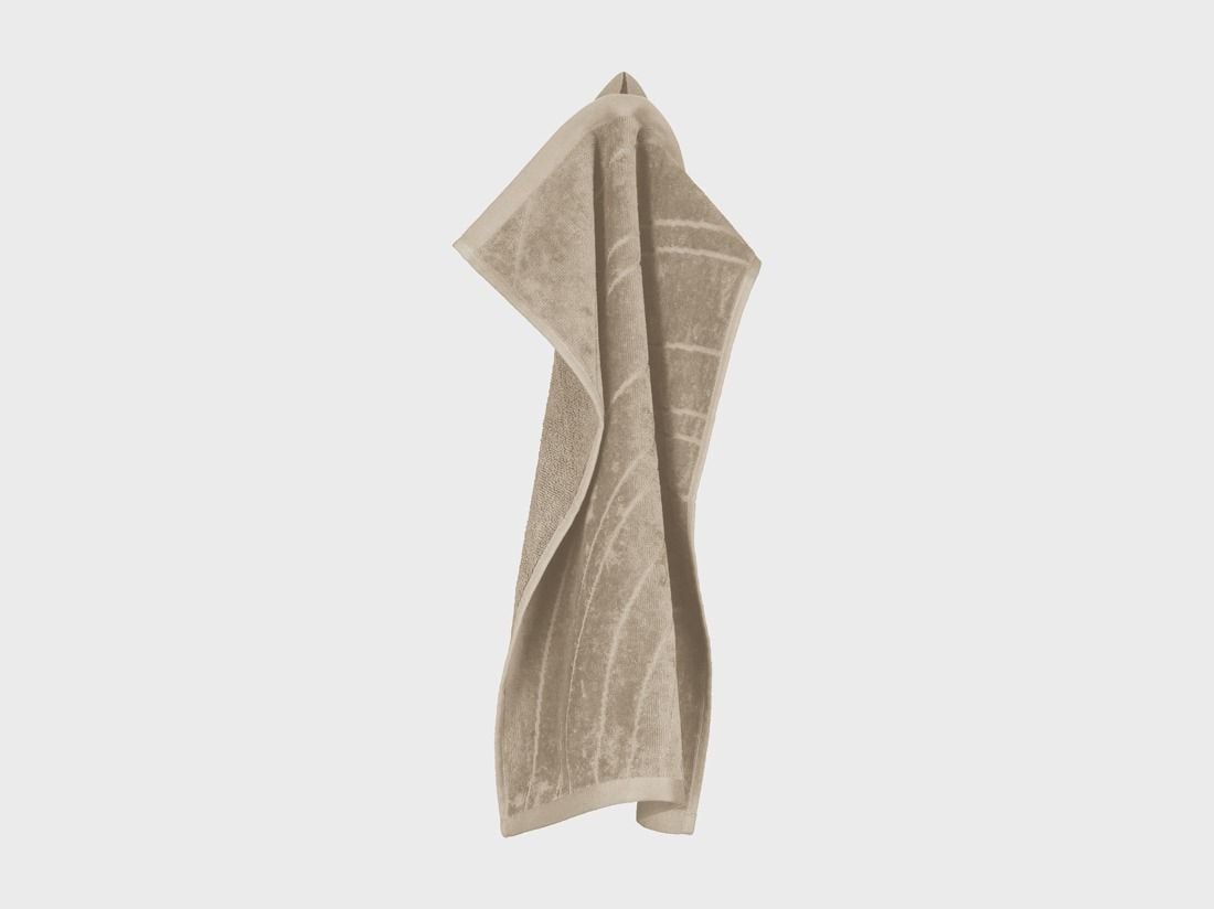 Gastendoekjes velours classic taupe 30x50 - 4 st