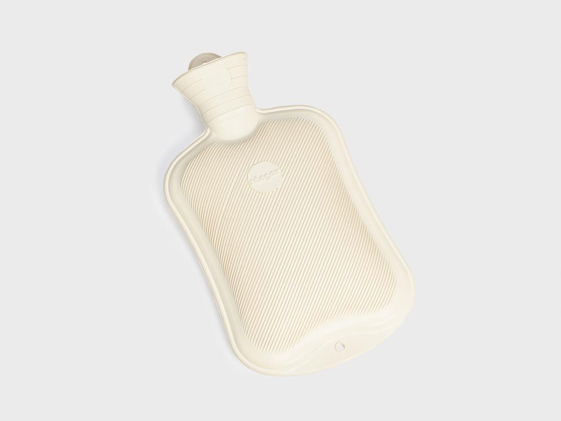 Warmwaterkruik natuurlatex warm white