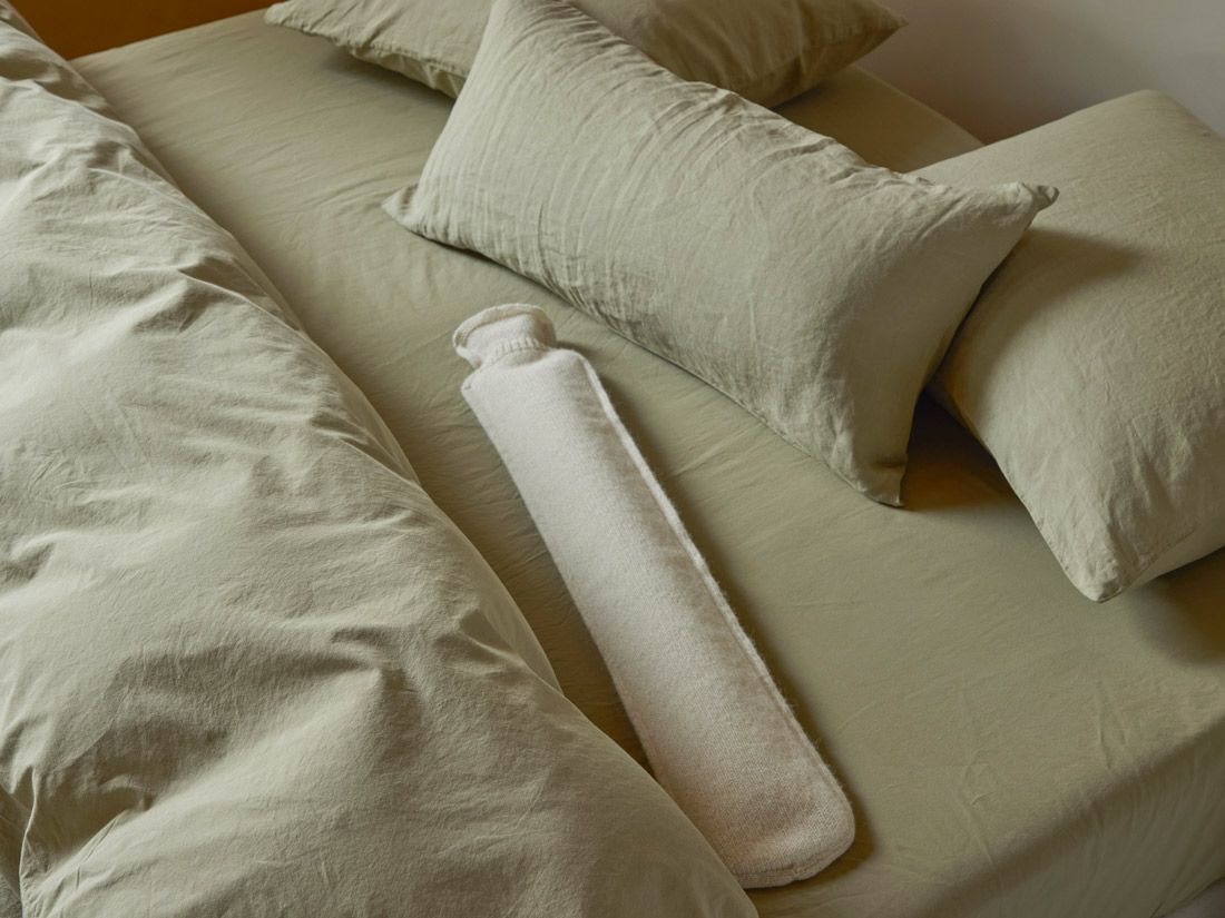 Kruikzak XL wol natural melange 78x12