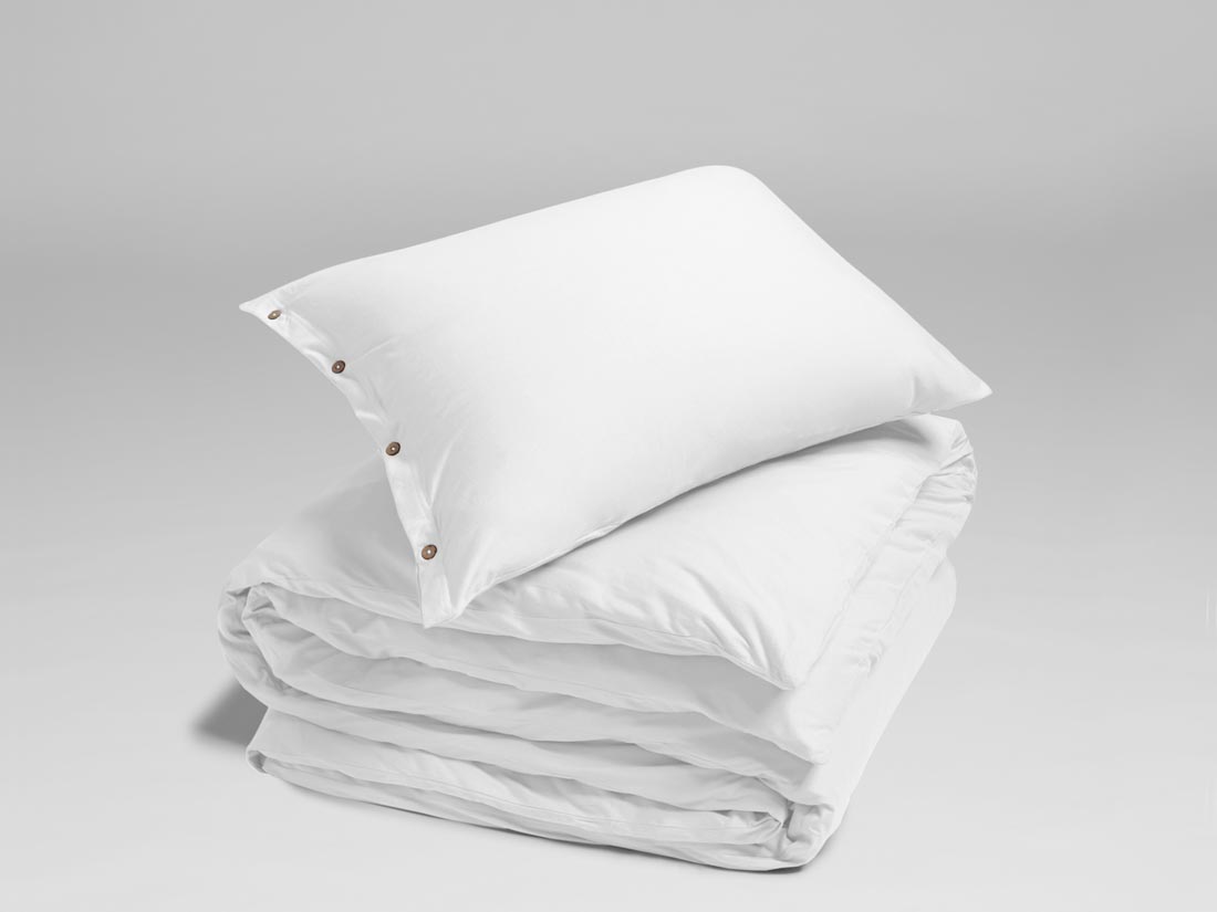 Yumeko Overtrekset jersey pure white 140x220 1 60x70 100 biologisch en fairtrade katoen, jersey katoen (gebreid)