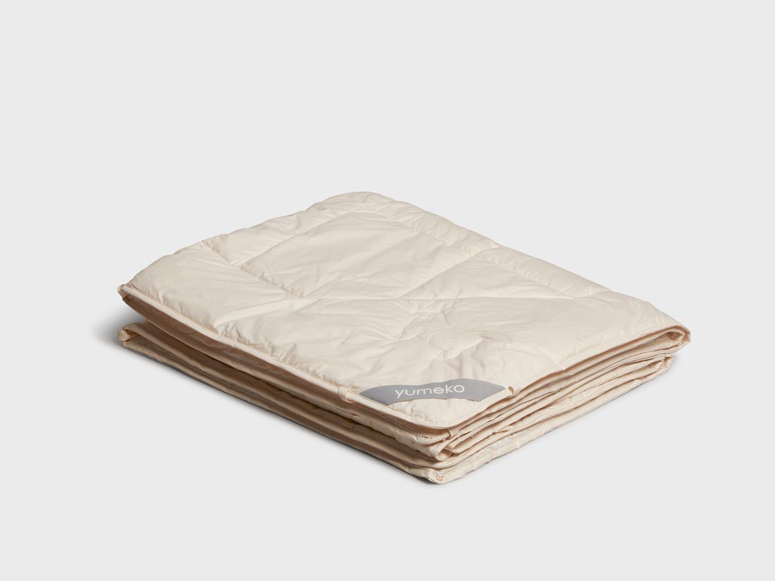 Yumeko Dekbed wol zomer Vulling 100 biologische wol Tijk 100 biologisch katoen