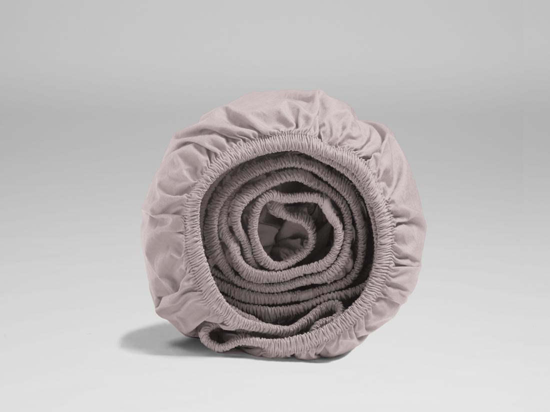 Yumeko Kinderhoeslaken percal pale rose 100 biologisch en fairtrade katoen, percal geweven