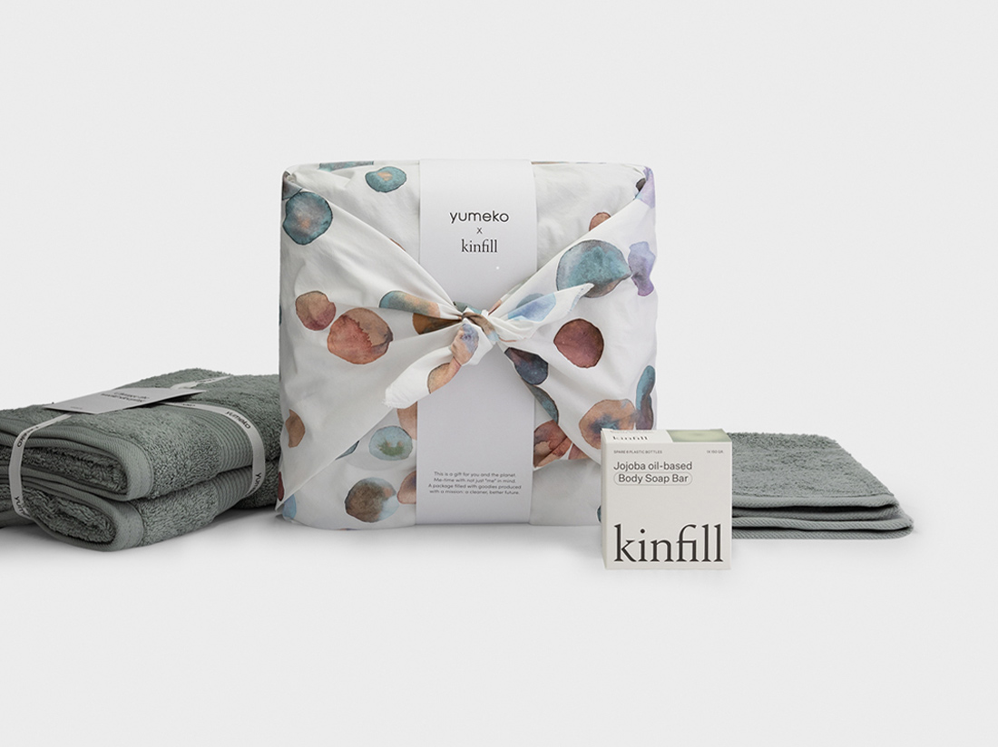 Yumeko Bath time cadeauset sea green