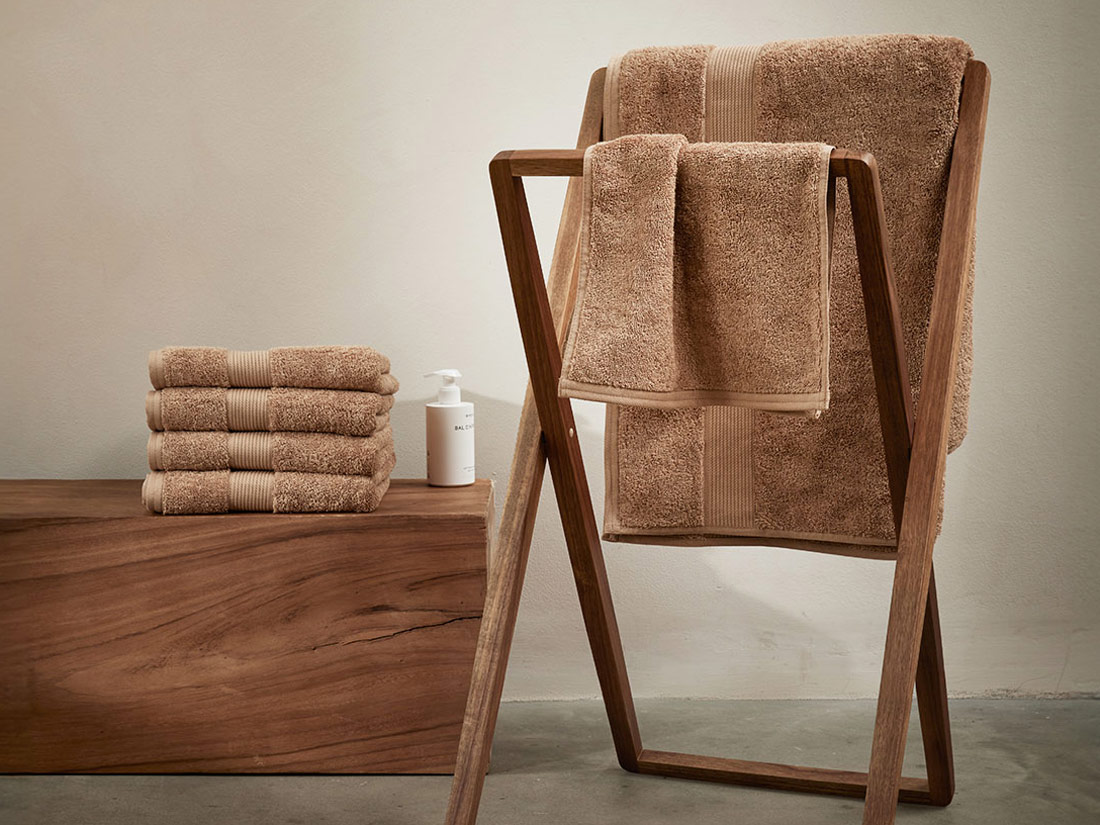 Yumeko Douchelakens terry honey 70x140 2 st 100 biologisch en fairtrade katoen