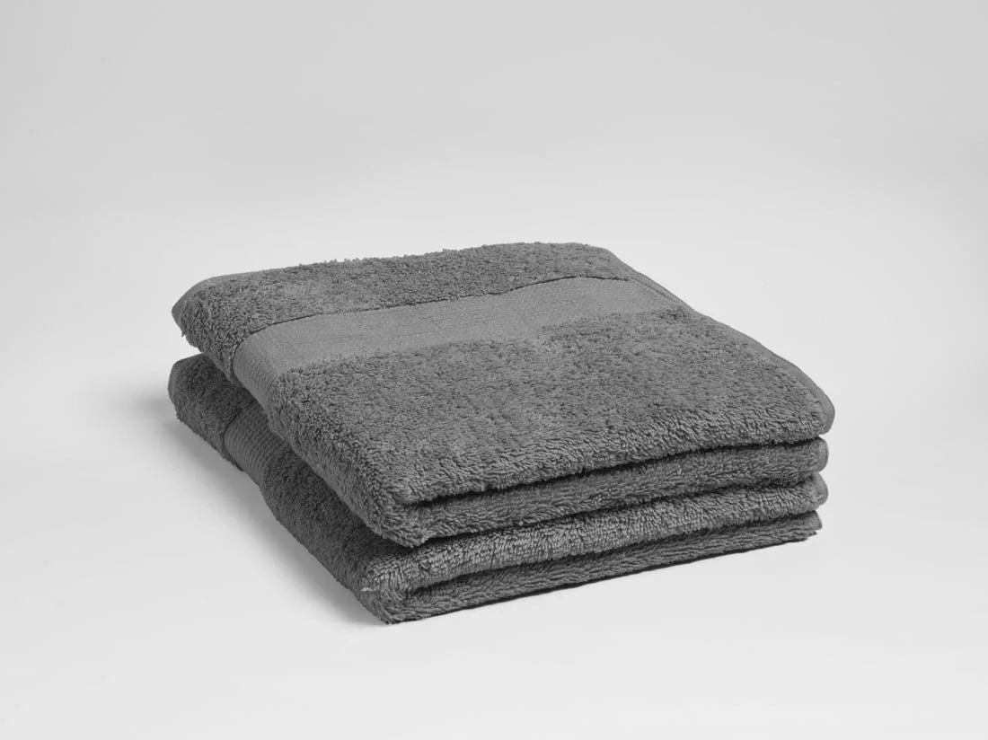 Handdoeken terry dark grey 50x100 from Yumeko