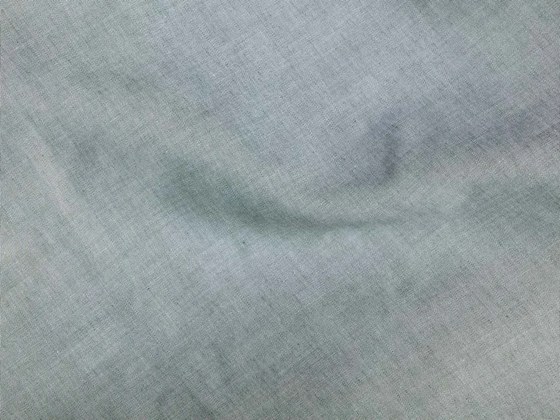 Close-up van katoen TENCEL™ in green chambray