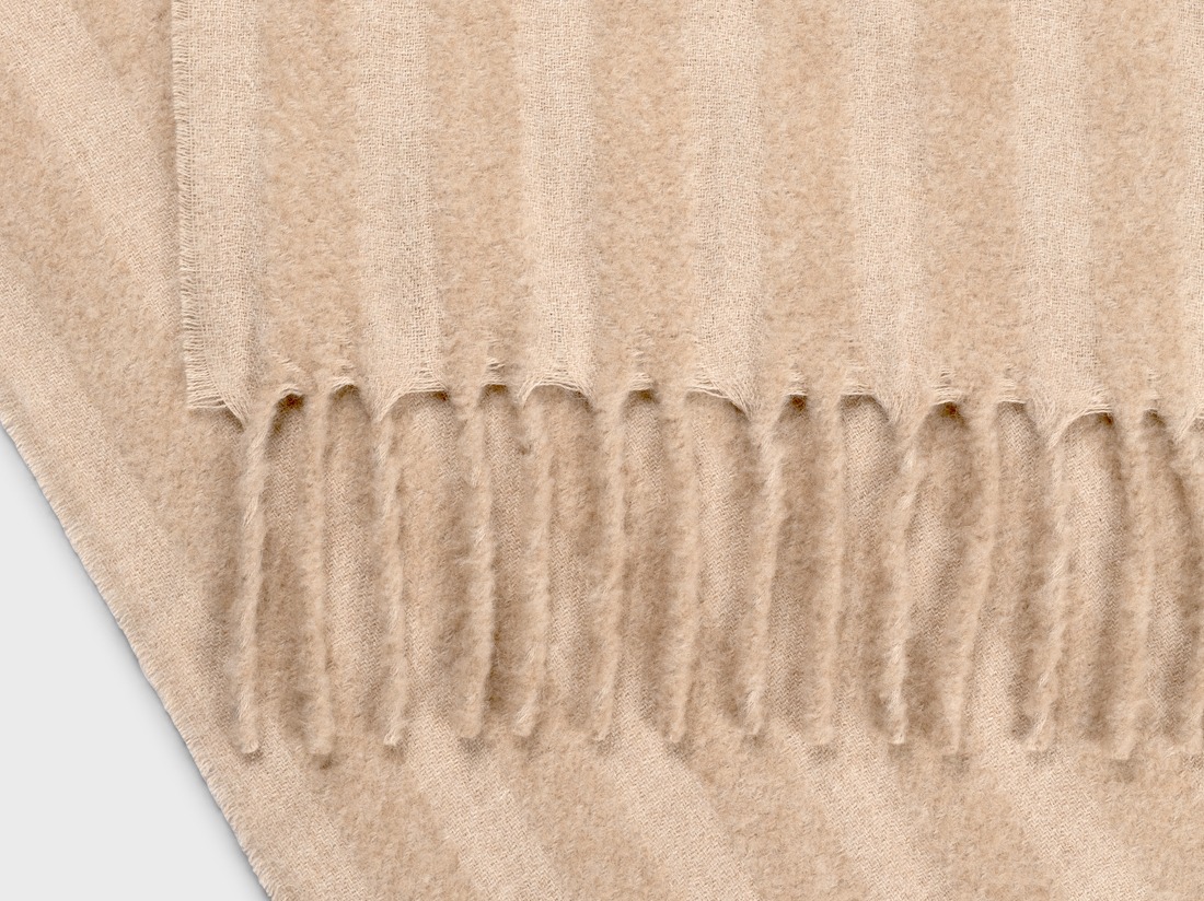 Deken alpacawol camel 130x200