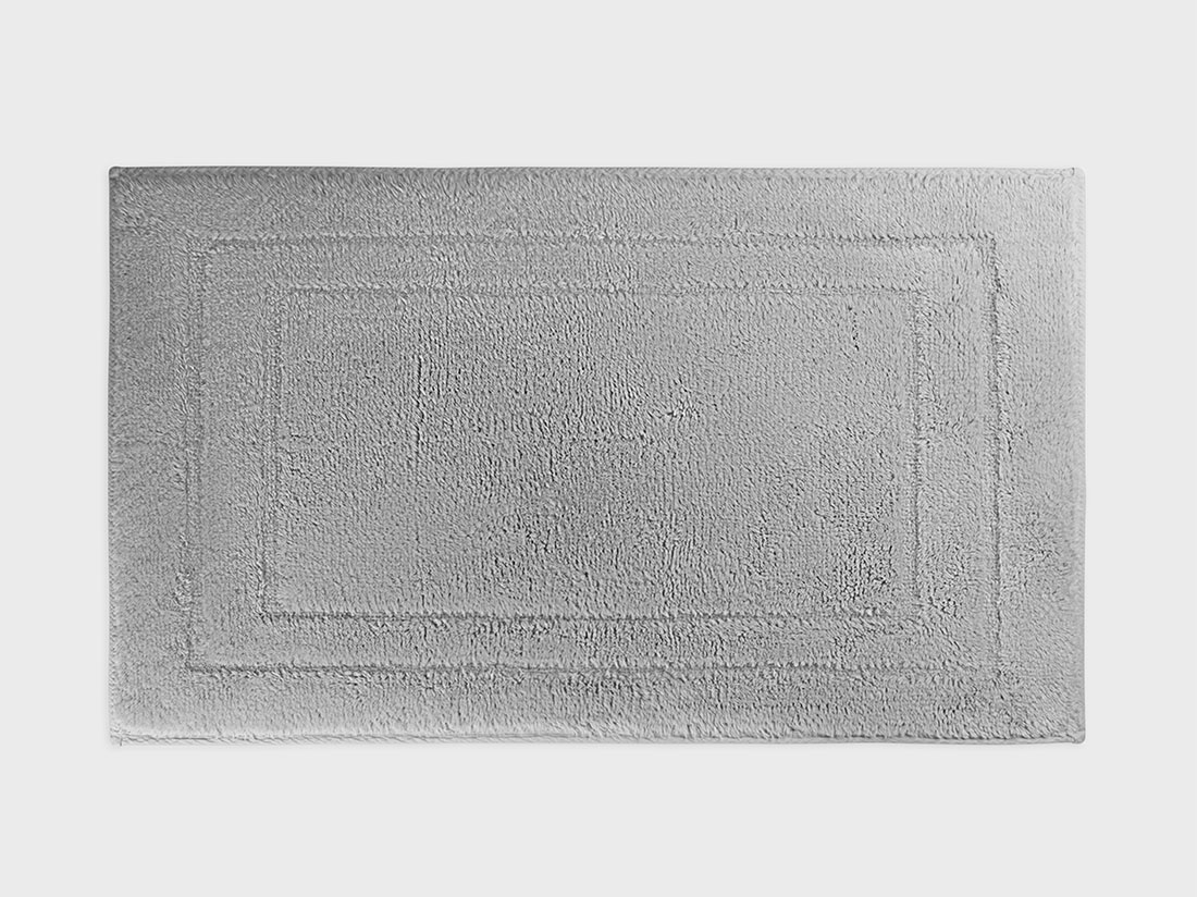 Badrumsmatta deluxe misty grey 60x100