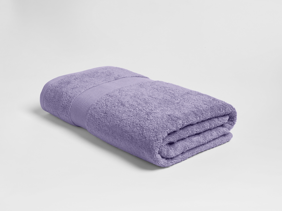 Badelagen terry lilac 100x150 - 1 st