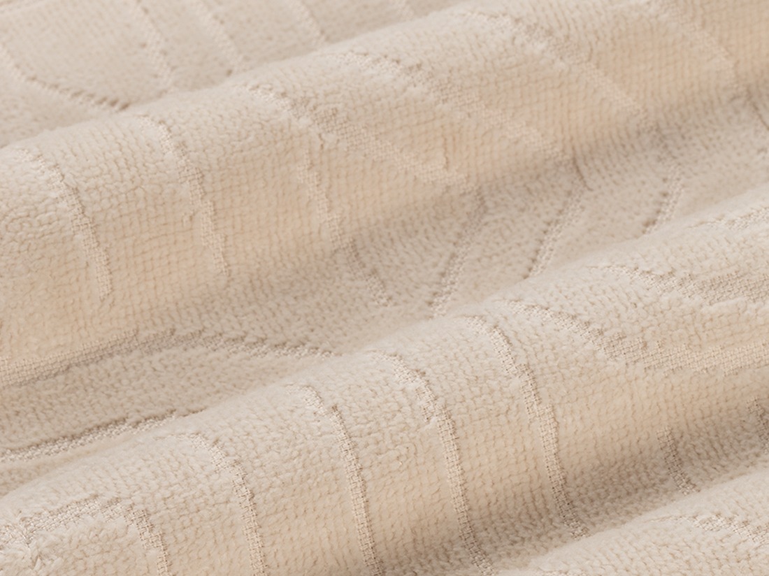 Badjas velours soft sand