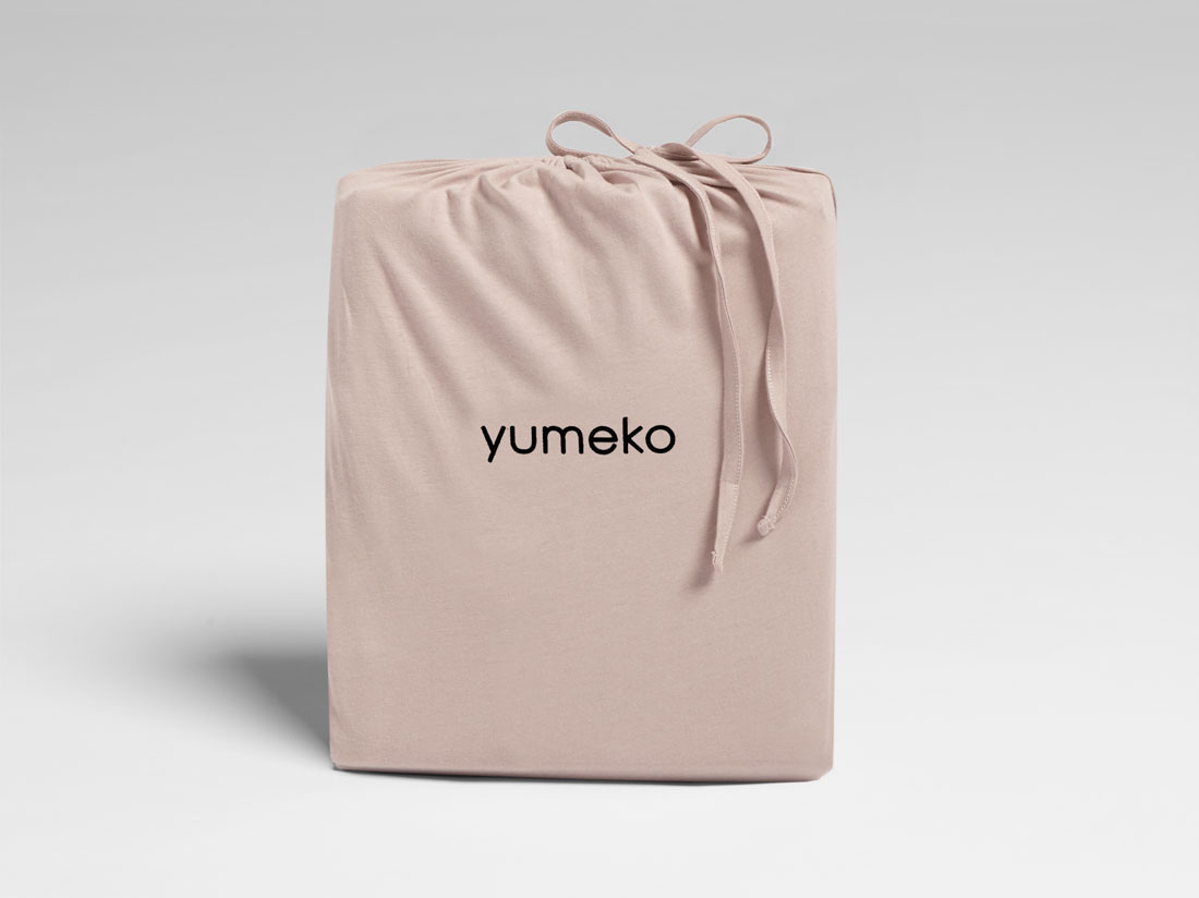 Dekbedovertrek jersey vintage rose