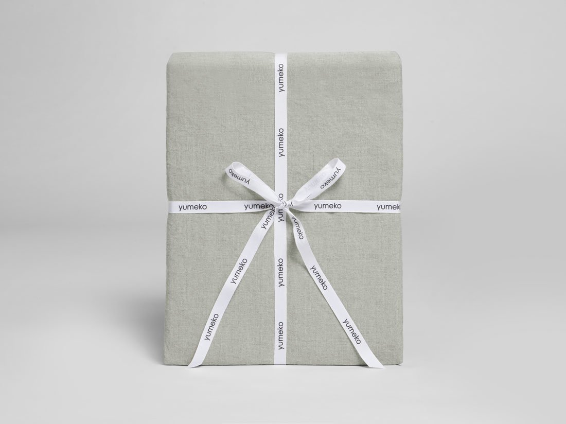 Bettwäscheset Gewaschenes Leinen Misty Green