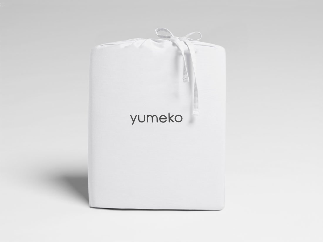 Bettwäscheset Gewaschener Baumwollsatin White