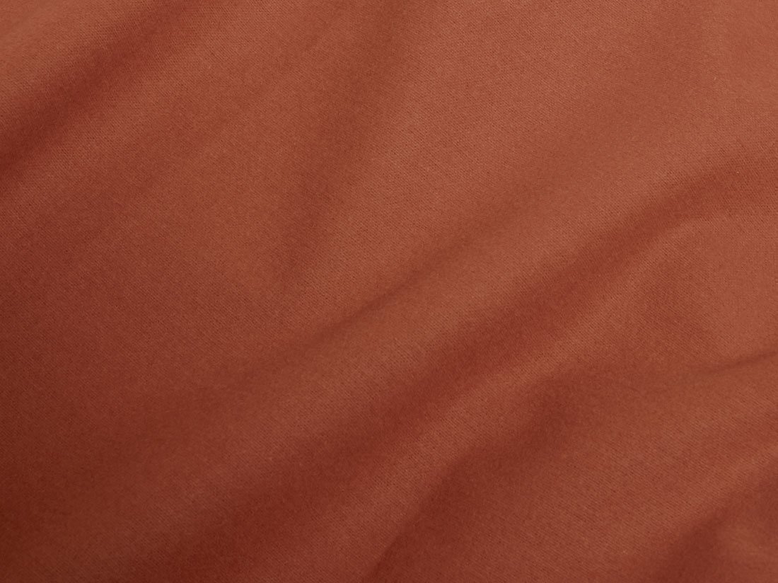 Kissenbezug Flanell Rusty Red