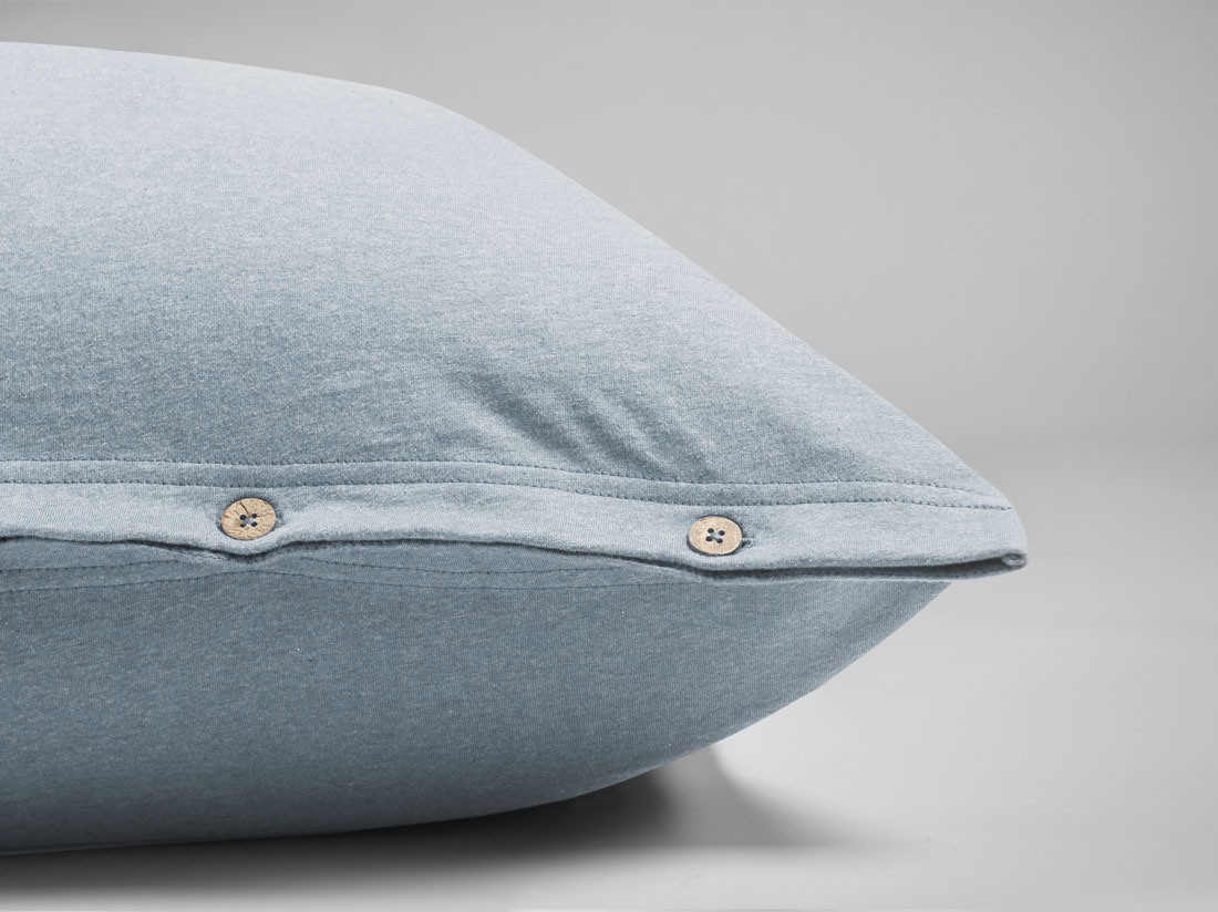 Jersey-Bettwäsche Soft Blue