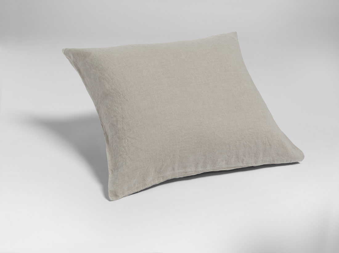 Kissenbezug Gewaschenes Leinen Naturell