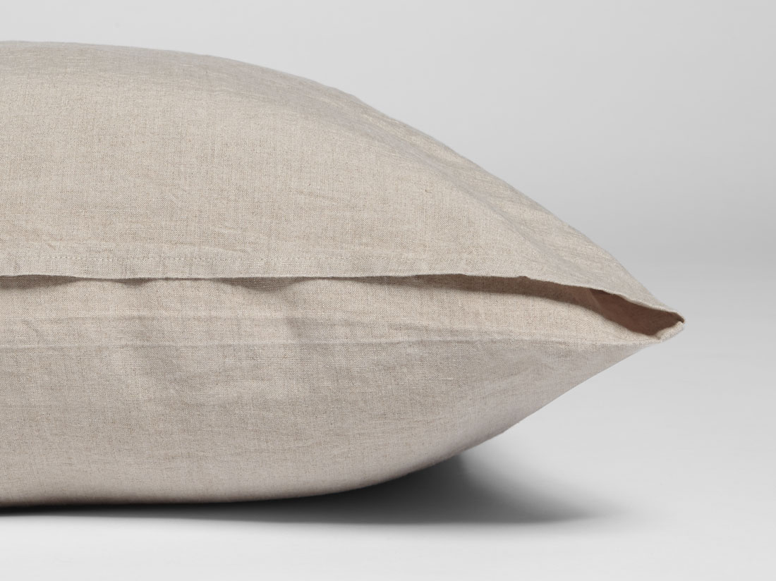 Kissenbezug Gewaschenes Leinen Naturell