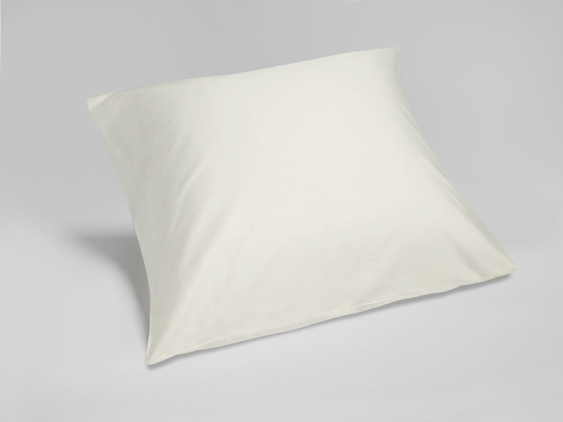 Kissenbezug Baumwollsatin Warm White