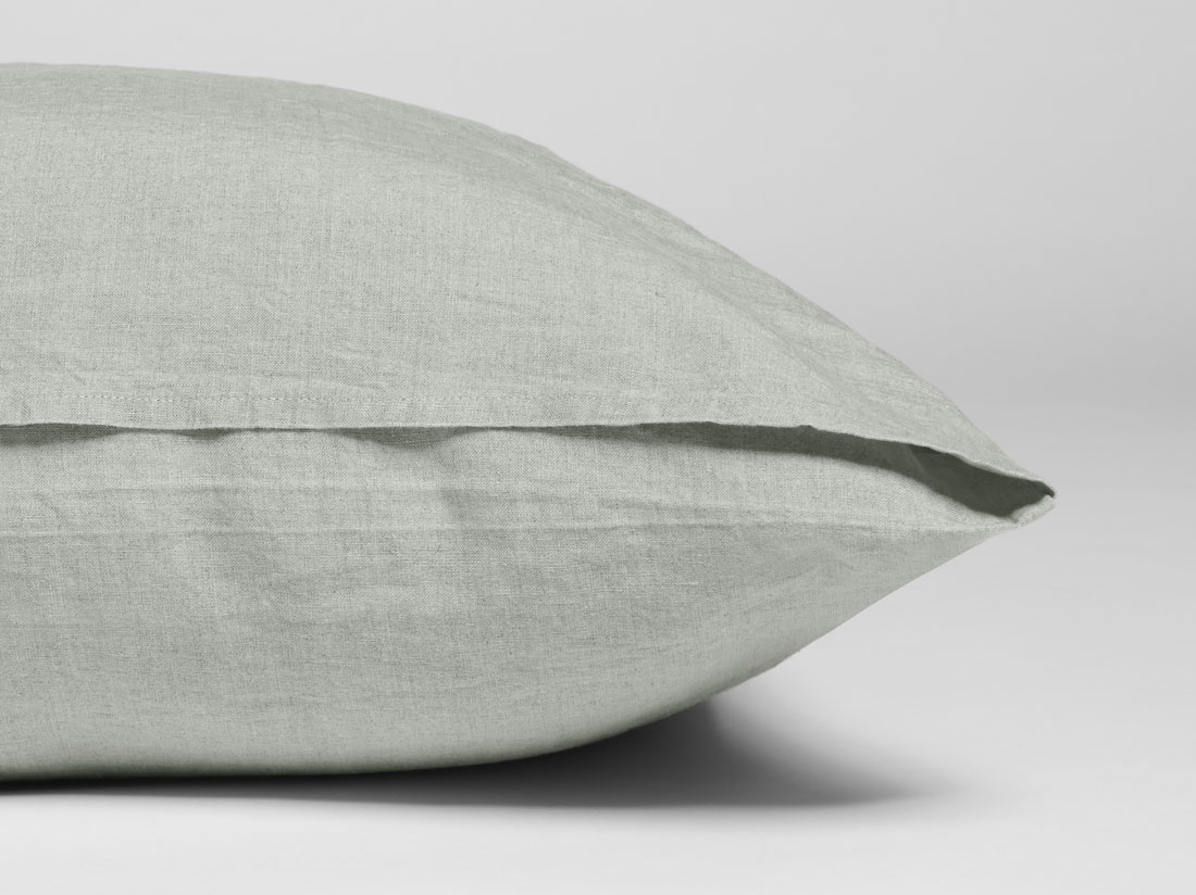 Bettwäscheset Gewaschenes Leinen Misty Green