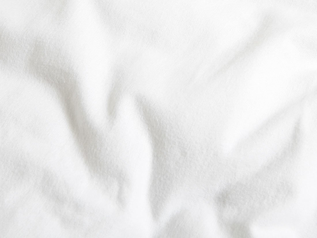 Kussensloop flanel pure white
