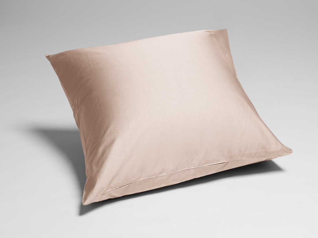 Kissenbezug Baumwollsatin Dusty Rose