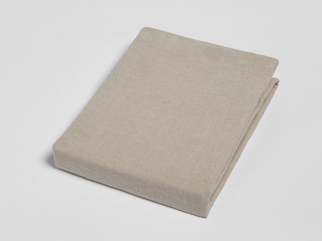 Spannleintücher Gewaschenes Leinen Natural