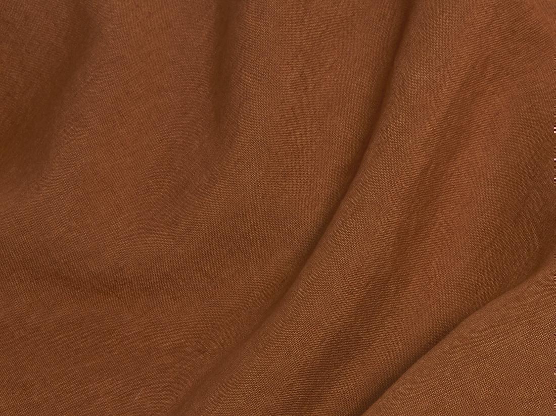 Kissenbezug Gewaschenes Leinen Almond Brown