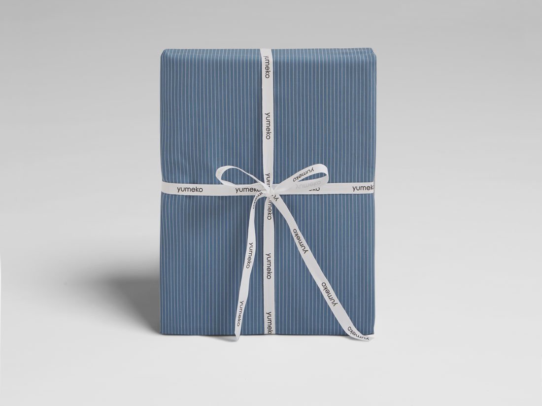 TENCEL™-Bettwäsche Blue Stripe