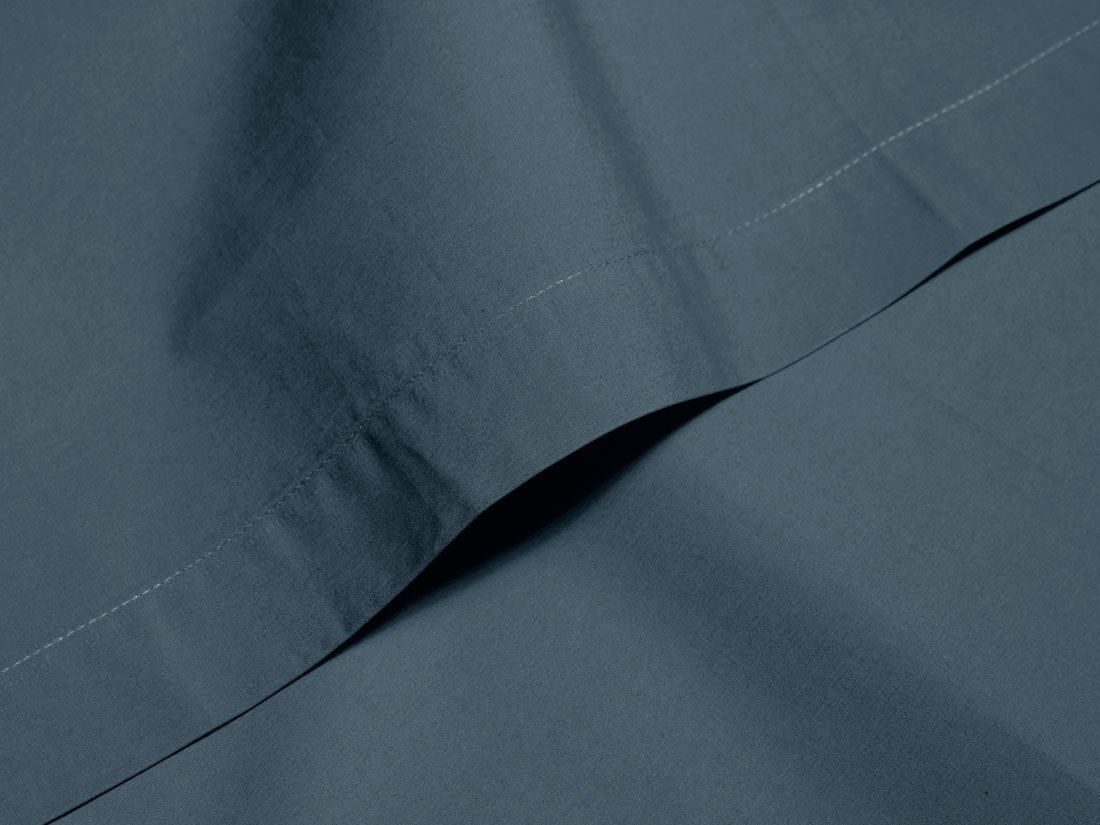 Børnelagen percale blue