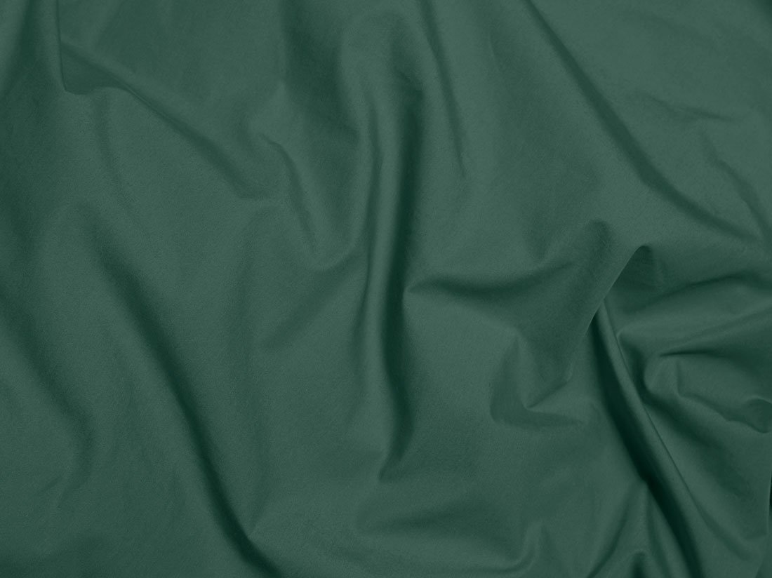 Hoeslaken percal katoen forest green