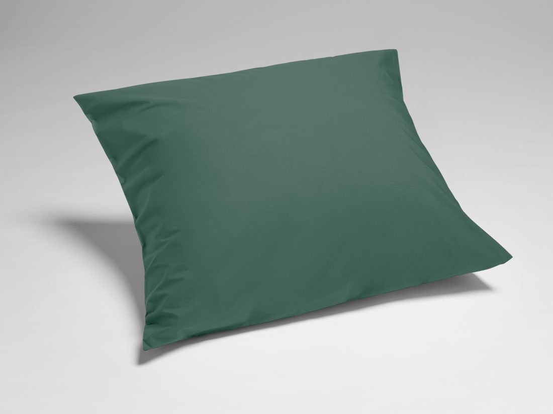 Kissenbezug Perkal-Baumwolle Forest Green