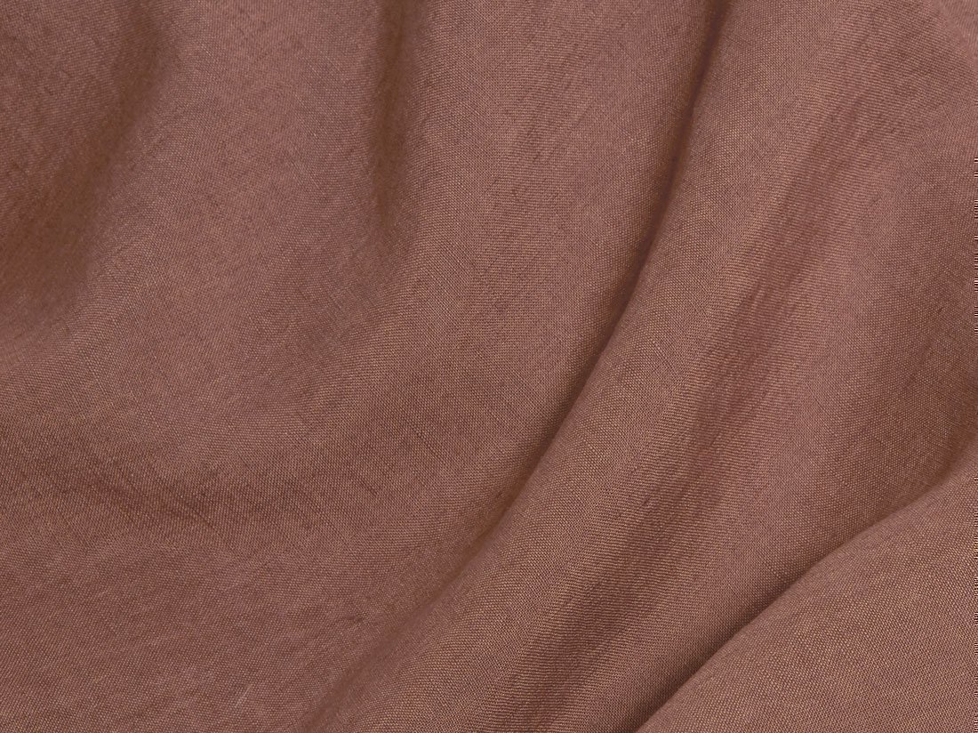 Kussensloop gewassen linnen clay rose