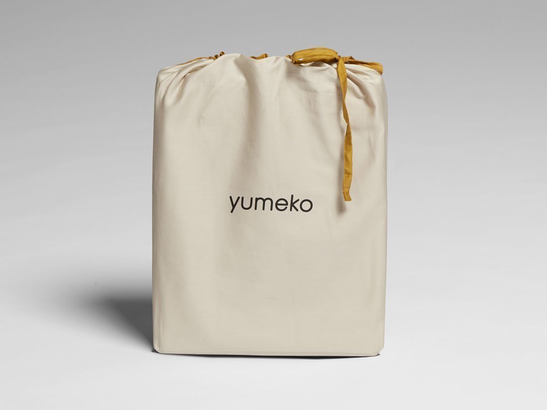 Satin-Bettwäsche Double Face Sandy/Gold