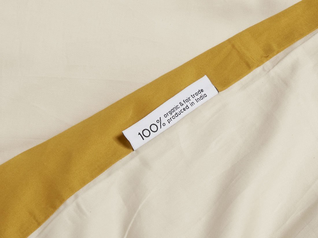 Satin-Bettwäsche Double Face Sandy/Gold