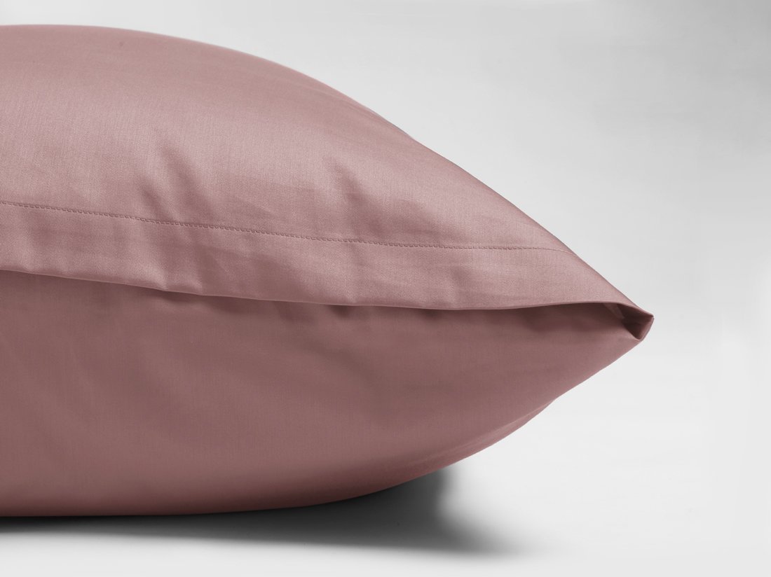Parure de lit satin de coton rose blush
