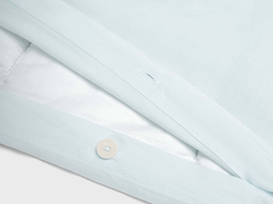 Kinderdekbedovertrek percal katoen playful aqua