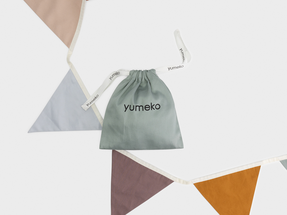 Vlaggenlijn katoen multicolor 3.6m