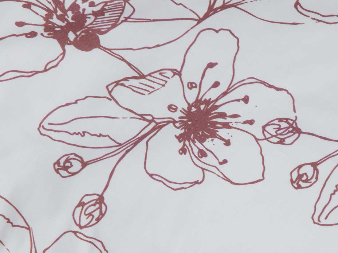 Satin-Bettwäsche Big Blossom