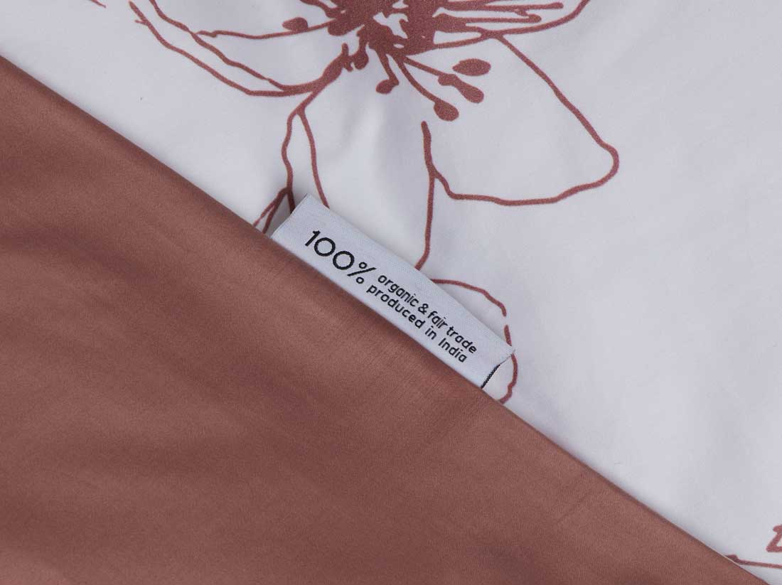 Satin-Bettwäsche Big Blossom