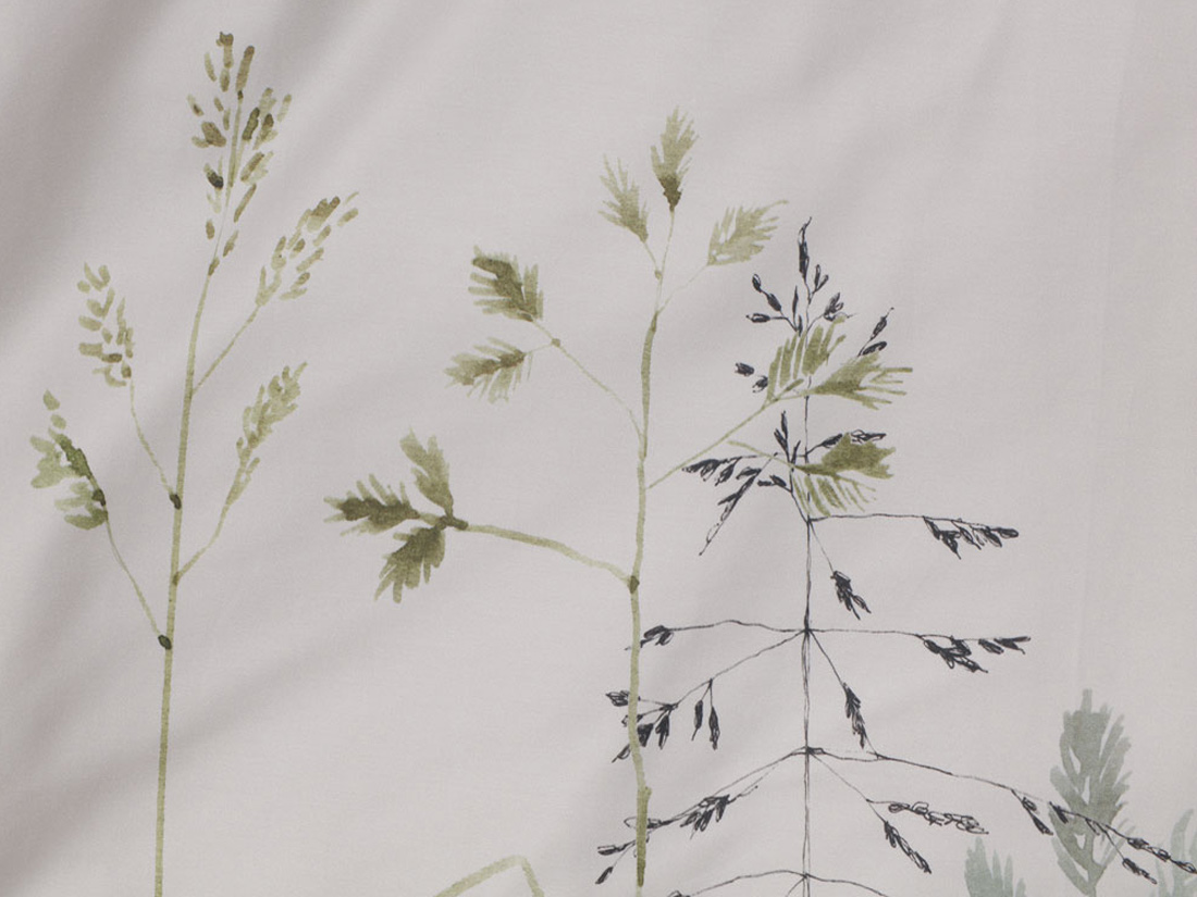 Satin-Bettwäsche Leaves Of Grass
