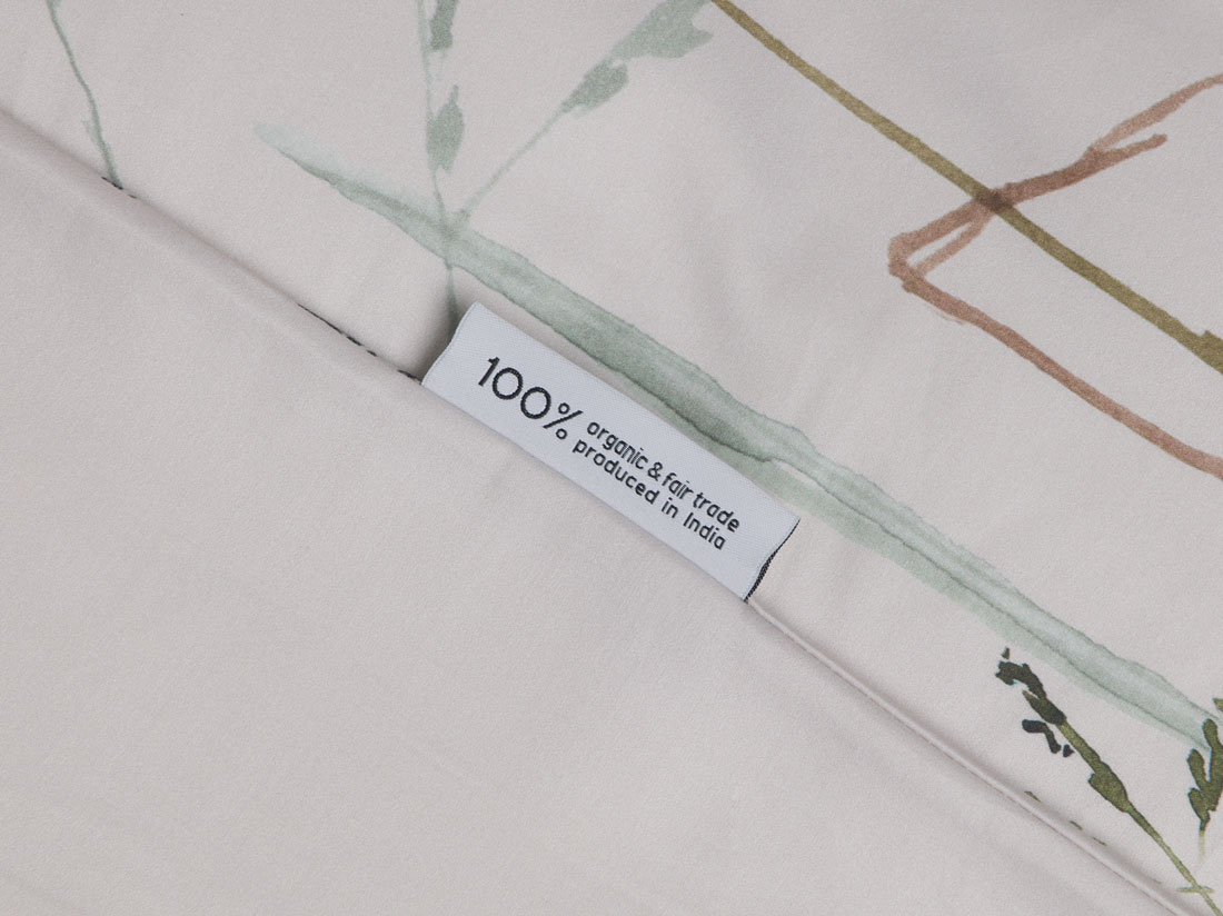 Satin-Bettwäsche Leaves Of Grass