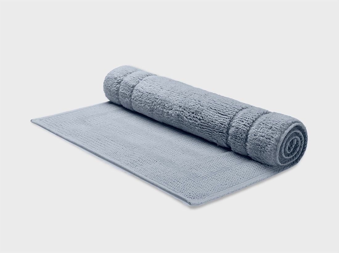 Badrumsmatta deluxe faded blue 50x80