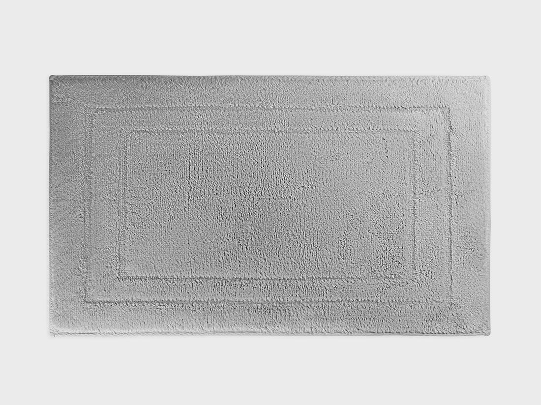 Tapis de bain de luxe gris brumeux 50x80