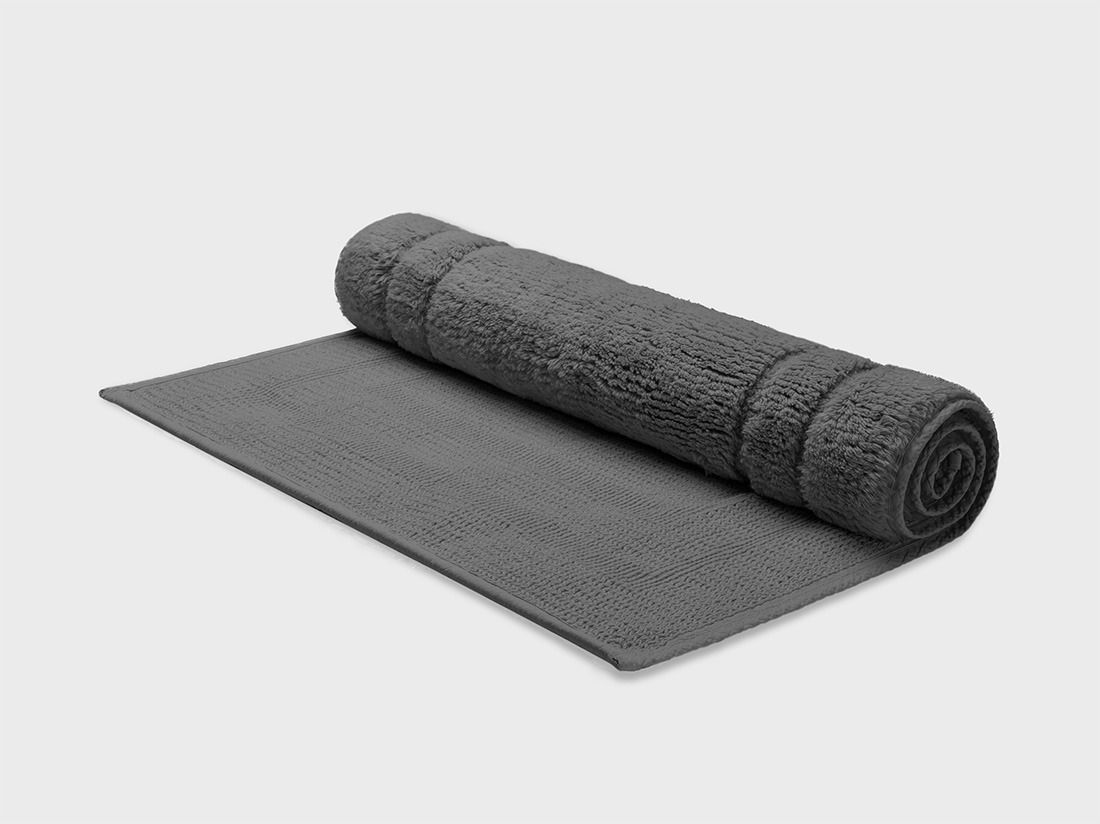 Badrumsmatta deluxe dark grey 60x100