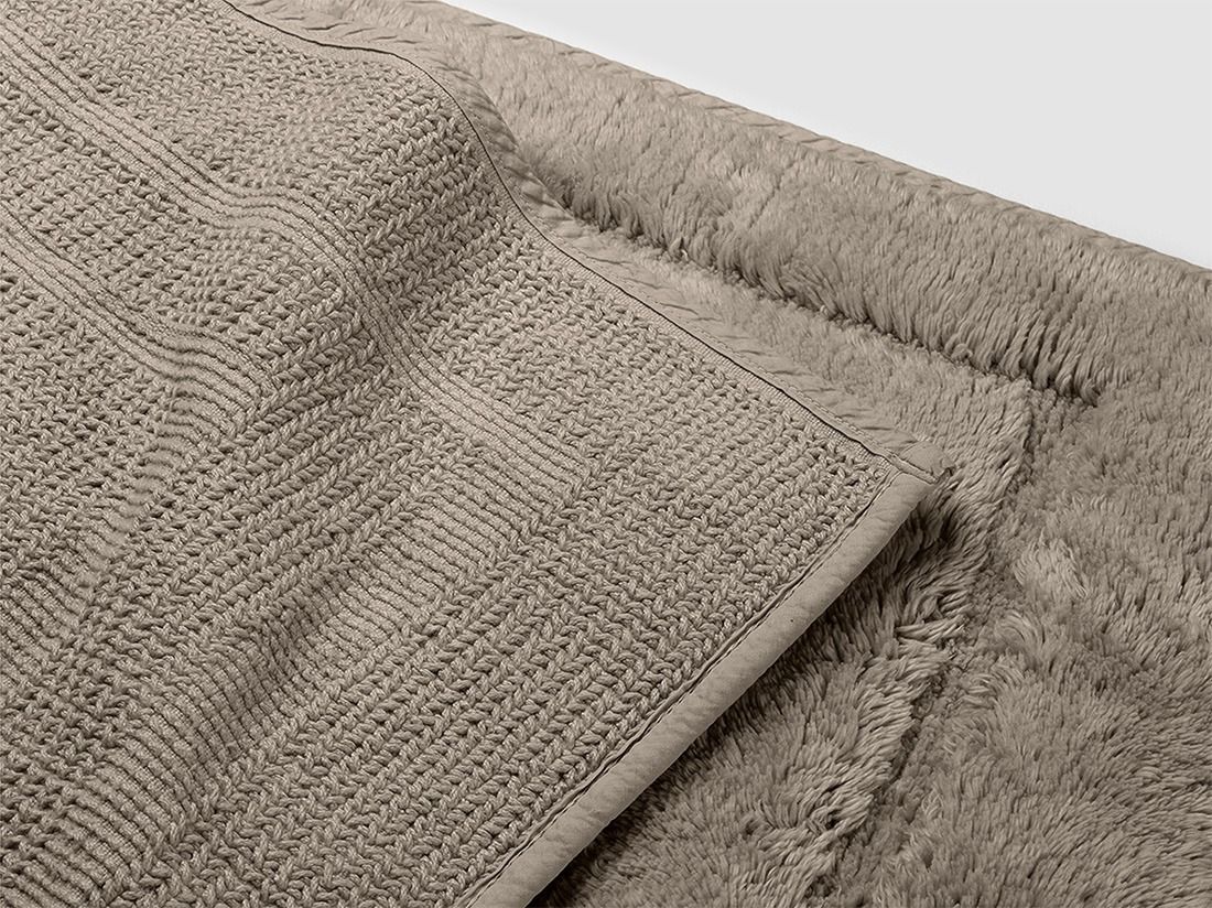 Badematte Deluxe Warm Taupe 50 × 80