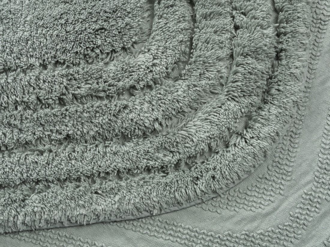 Tapis de bain ovale vert d'eau 60x90