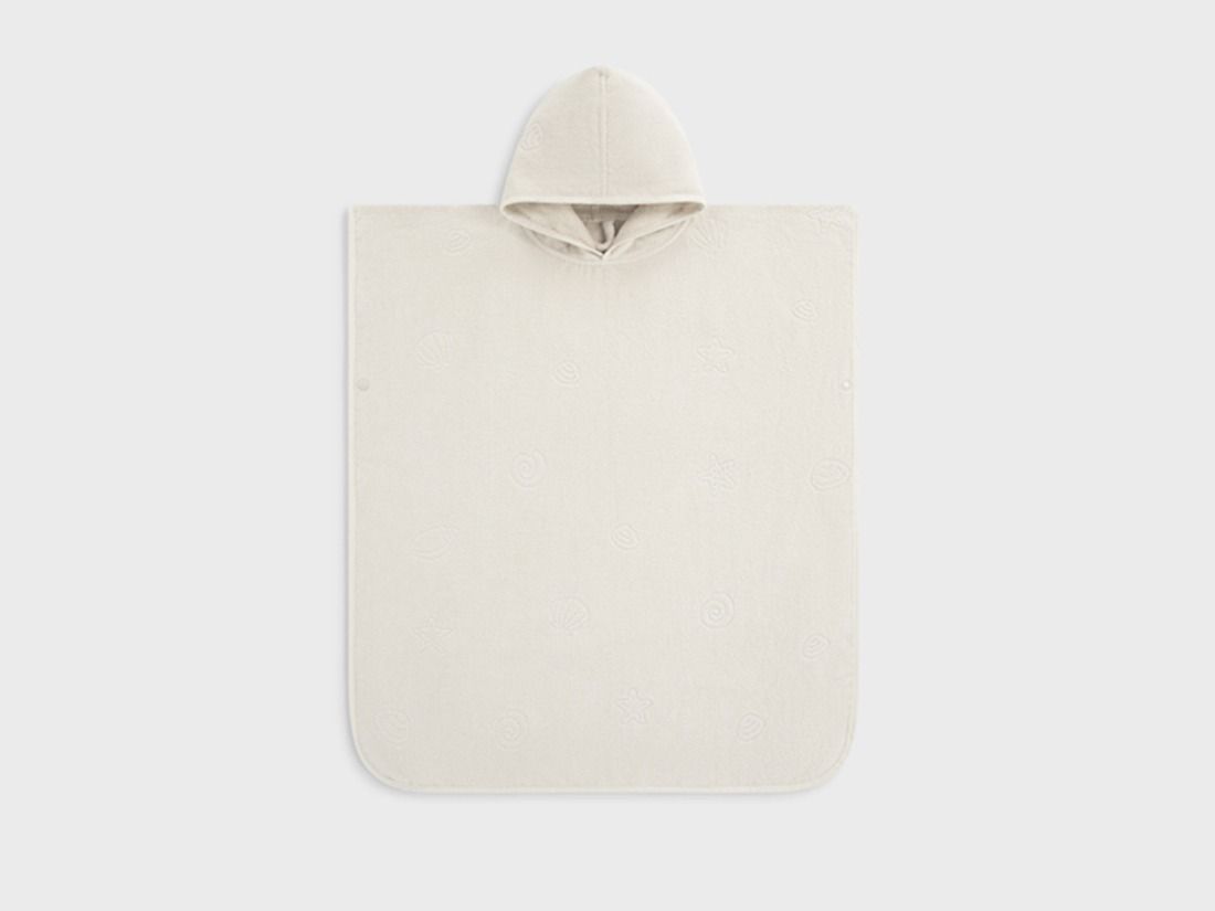 Badeponcho Velours Seashell Soft Sand
