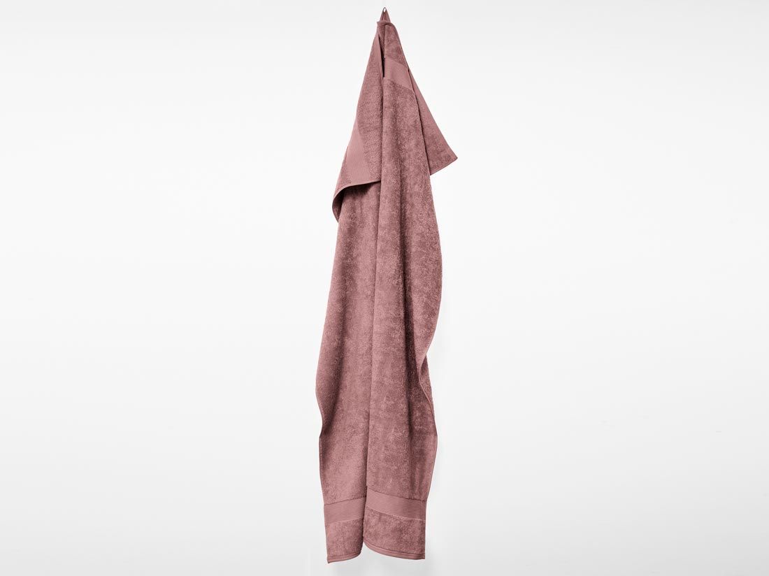 Drap de bain éponge rose blush 100x150 - 1 pc