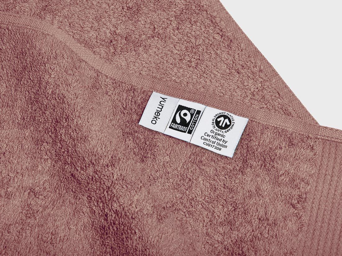 Drap de bain éponge rose blush 100x150 - 1 pc